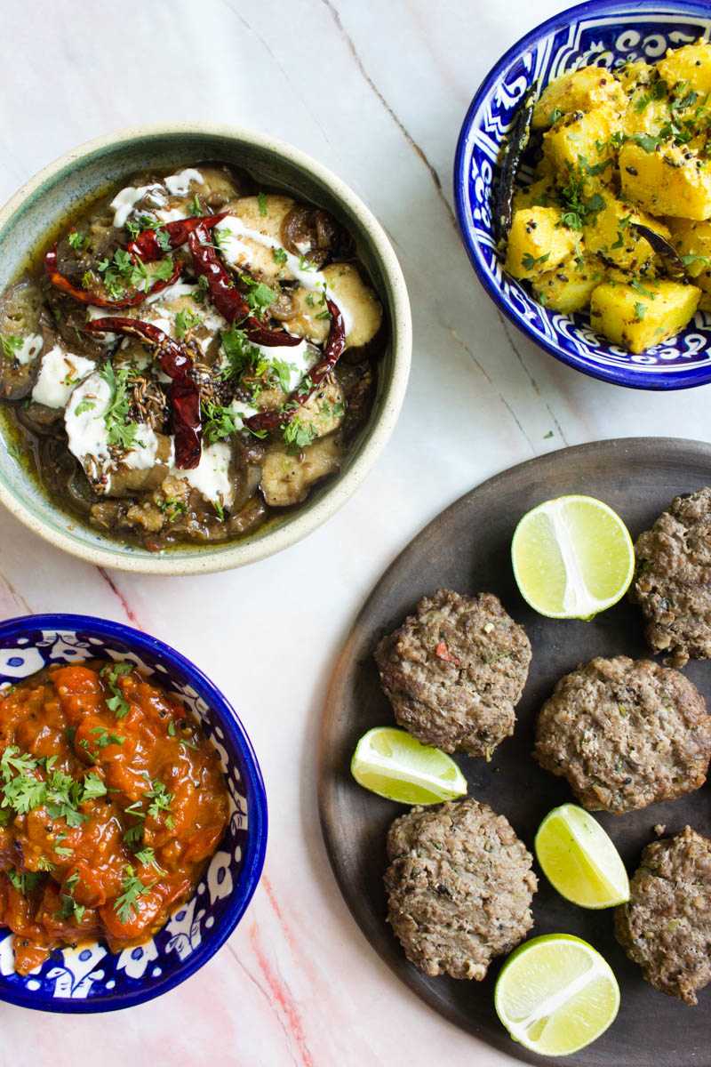 Colourful, freshly prepared South Asian dishes — the NutriZaika approach to desi metabolic health